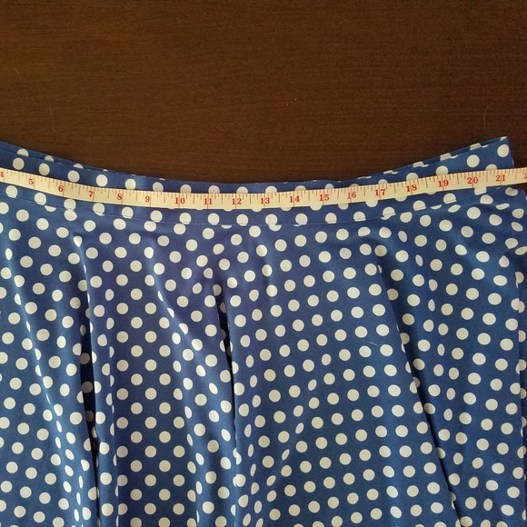 Pinup Couture Bettie Blue Polka Dot Swim Skirt XXXL - Picture 3 of 3